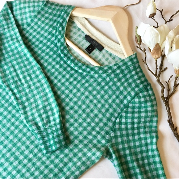 J. Crew Tops - {J. Crew} Perfect Spring Sweater! XS Ultra Thin 100% Merino Wool Knot Top